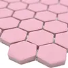 Keramikmosaik Bismarck R10B Hexagon Rosa H23 Produktbild-Vorschau 1