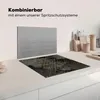KitchenYeah© Herdabdeckplatte Marmor - Schwarz - Gold - Produktbild-Vorschau 3