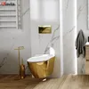 LAVITA Wand-WC Sofi Slim Gold/White | HŠnge Toilette | Produktbild-Vorschau 6