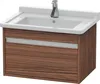 Waschtischunterbau KETHO 465x650x410mm nussbaum dunkel Produktbild-Vorschau 1
