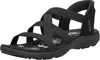Skechers Slip-Ins: Reggae Slim  Sandalen Plat - Zwart - Voir les images du produit 19