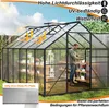 UISEBRT Premium Gewächshaus Aluminium 380x250x205cm, 9.5m² Produktbild-Vorschau 6