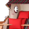 Strandkorb-Set - bene living - Königssee Teak - PE grau- Produktbild-Vorschau 16