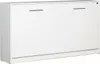 Schrankbett 90 x 200 Horizontal HB-90 Weiß Matt SLEEPBOX Produktbild-Vorschau 2