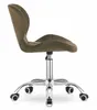 Chaise - Leobert - Avola - Velours Marron - 53,5 X 55 X Voir les images du produit 3