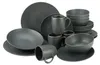 CreaTable Soft Touch Schwarz Kombiservice 20-tlg Steinzeug Produktbild-Vorschau 1