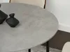 Kulatý jídelní stůl 120 KEON - černý / beton Náhled obrázku produktu 5