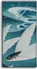 Wanduhr Bürouhr Leinwand Bild 30x60 Foto Bild Japanische Produktbild-Vorschau 1
