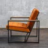 KAWOLA Sessel ARLY Polstersessel Bezug Velvet cognac Produktbild-Vorschau 2