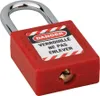 Cadenas de consignation 40mm, anse acier 38mm, Rouge, Voir les images du produit 2