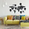 Mappamondo con orologio RD0877, nero Anteprima dell’immagine prodotto 2