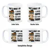 Eule Kaffeebecher mit Spruch I drink coffee and know things Produktbild-Vorschau 4