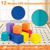 COSTWAY 12-teiliges EPE-Schaumstoff-Bausteinset, 14 x14 cm, Produktbild-Vorschau 7