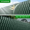 Strisce per la privacy, 35mx19cm PVC verde 450g/m², con 20 Anteprima dell’immagine prodotto 6