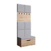 Garderobe MARGARET I, Farbe: Artisan + Grau, mit Produktbild-Vorschau 2