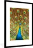 MuchoWow® Gerahmtes Poster Pfau - Vogel - Blau 60x90 cm - Produktbild-Vorschau 1