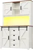 Sweiko Küchenschränke (115 × 40 × 174,7 cm), hohe Küchen Produktbild-Vorschau 15