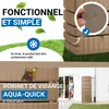 4rain SLIM réservoir mural 500 litres taupe Voir les images du produit 5