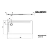 Kaldewei 383747980672 DW SUPERPLAN Mod.1837-5, 750 x 1500, Produktbild-Vorschau 2