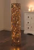 Dekosäule "Lichterzauber" aus Weide, 110 cm hoch, mit LED Produktbild-Vorschau 1