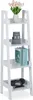 Scaffale a colonna Relaxdays a 4 ripiani, scaffale a scala Anteprima dell’immagine prodotto 1
