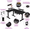 Hilodesk Elektryczne biurko stojące 160x120cm L-form Podgląd zdjęcia produktu 10