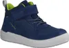 A single blue high-top shoe with green accents and a white sole, presented against a white background. Produktbild-Vorschau