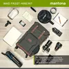Mantona 21343, Rucksackhülle, Jede Marke, Schwarz, Grün Produktbild-Vorschau 5