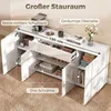 HOMCOM Kommode mit 1 Schublade, Sideboard mit Verstellbarem Produktbild-Vorschau 5