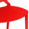 Homestyle4u Gartenstuhl WM rot 4er Set stapelbar wetterfest Produktbild-Vorschau 15