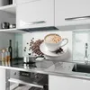 Küchenrückwand Spritzschutz Glas mit Motiv Kaffeetasse und Produktbild-Vorschau 2