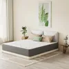 A mattress is displayed on a bed frame in a bedroom setting. Náhľad obrázku produktu