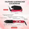 Lockenstab klappbar 3-in-1, Keramik Haarstyler mit PTC Produktbild-Vorschau 2