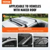 A car roof with installed crossbars, illustrating compatibility with different roof types. Produktbild-Vorschau