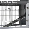 Kurník Wiltec 1535 x 525 x 685 mm světle šedý s volným Náhled obrázku produktu 6