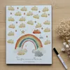Gästebuch Taufe personalisiert Holztafel Regenbogen braun Produktbild-Vorschau 4
