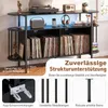 Estante para tocadiscos de COSTWAY con enchufe e Vista previa de la imagen del producto 7