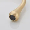 Waschtischarmatur Gold Wasserhahn Bad Waschbecken Hoch 360° Produktbild-Vorschau 6