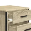 Nachttische 2 Stk. Sonoma-Eiche 40x41x40 cm Holzwerkstoff Produktbild-Vorschau 9
