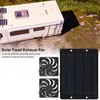 Súprava ventilátora so solárnym panelom, 10 W, dvojitý Náhľad obrázku produktu 8