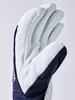 Skihandschuh "Army Leather Heli Ski - 5 finger" von Hestra; mit grauem Leder und navyblauer Außenseite. Produktbild-Vorschau