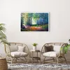 Poster - Poster ohne Rahmen - Wiese Wasser Baum - 91,5x61 Produktbild-Vorschau 5