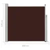 vidaXL Wysuwana markiza boczna 170×300 cm Brązowa Podgląd zdjęcia produktu 14