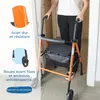 Mobiclinic, Gehhilfe, Nerón, , Rollator, 2 Vollgummireifen, Produktbild-Vorschau 4