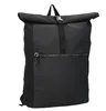 A black rolltop backpack is shown against a white background. Anteprima dell’immagine prodotto
