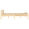 A simple wooden bed frame shown from the side. Produktbild-Vorschau