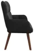 vidaXL 2-Sitzer Sofa Schwarz 115 x 61 x 87 cm Samt Produktbild-Vorschau 5