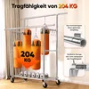 HOKEEPER Kleiderständer Schwerlast-Kleiderstange 204kg Produktbild-Vorschau 2