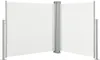 vidaXL Ausziehbare Seitenmarkise Cremeweiß 100 x 600 cm Produktbild-Vorschau 1