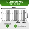 Holzpaket für Gartenzaun Lattenzaun inkl. Schrauben 180 cm Produktbild-Vorschau 4
